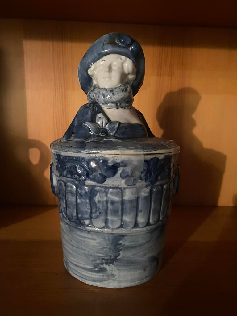 Tabakspot delfts blauw, Antiek en Kunst, Antiek | Keramiek en Aardewerk, Ophalen of Verzenden