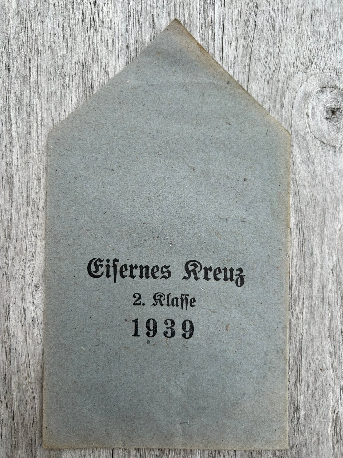 EK2 Verleihungstüte, Duits ijzeren kruis 2e klass, orig., Ophalen of Verzenden, Lintje, Medaille of Wings