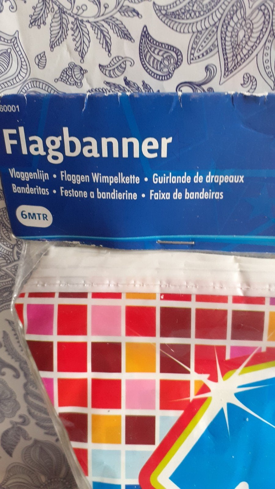 guirlande de 15 fanions pour anniversaire 1 an, Enlèvement ou Envoi, Neuf