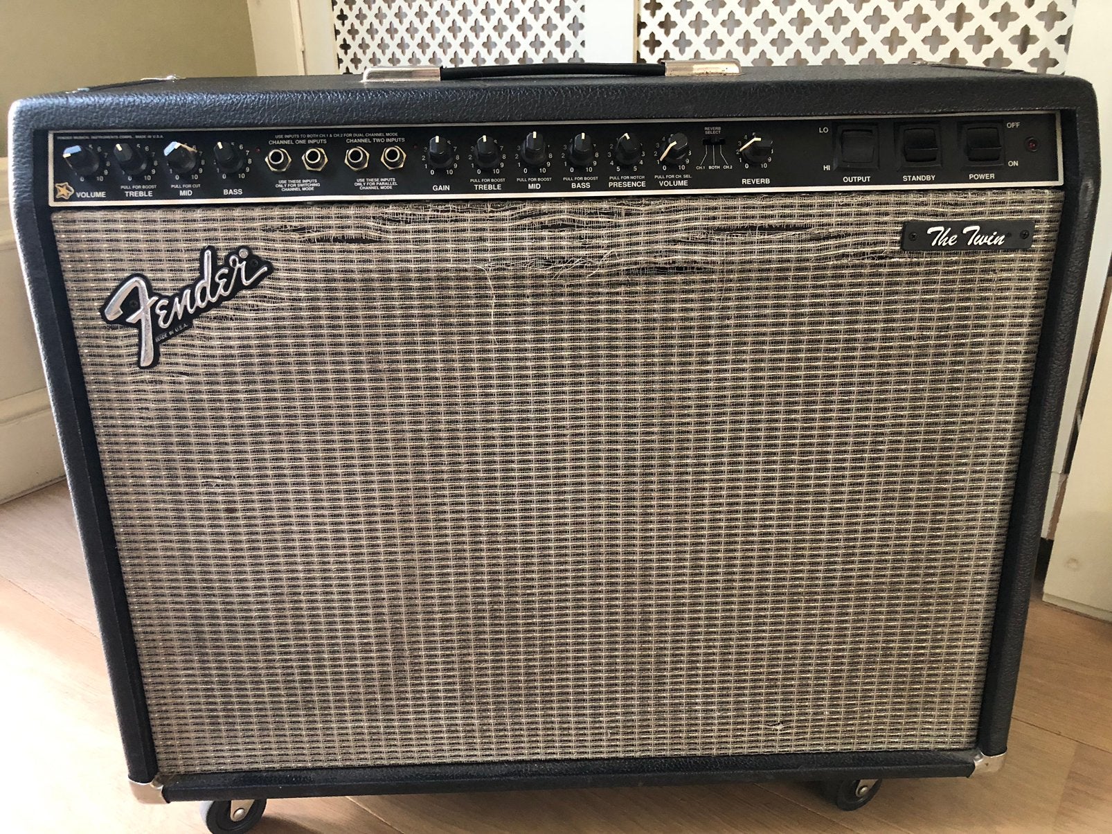 Fender 100W lampen The Twin, Ophalen, Gebruikt, 100 watt of meer