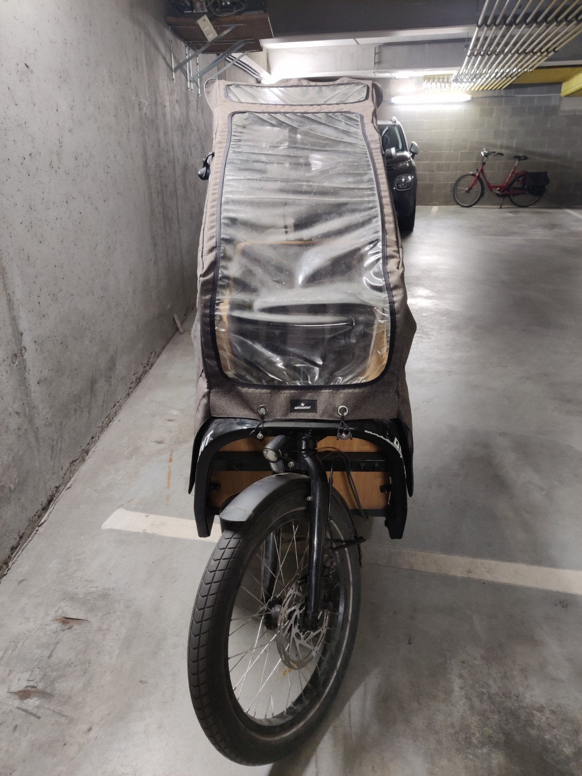 electrische bakfiets Bergamont, Fietsen en Brommers, Gebruikt, Elektrisch, 2 kinderen, Schijfrem