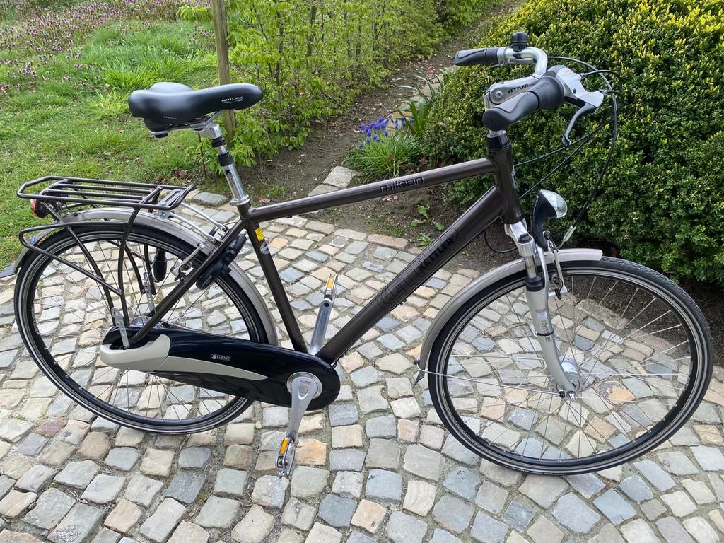 Herenfiets Kettler Milaan Alu Rad, Ophalen, Zo goed als nieuw, Versnellingen