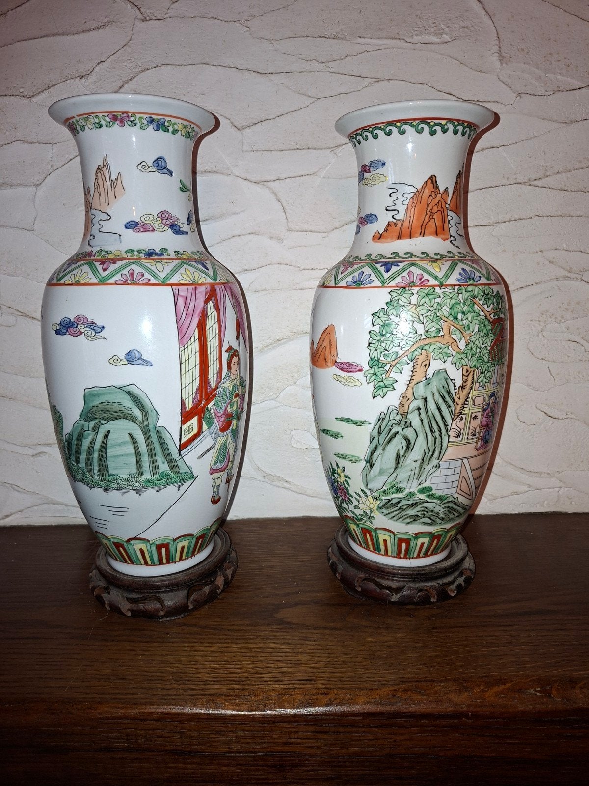 duo Chineze vazen, Ophalen