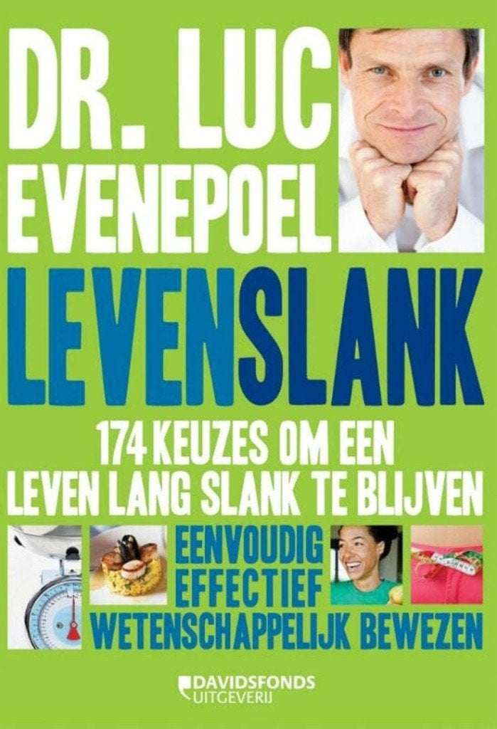boek: van diëten word je dik+Levenslank/Dr.Luc Evenepoel, Ophalen of Verzenden, Zo goed als nieuw, Gezondheid en Conditie