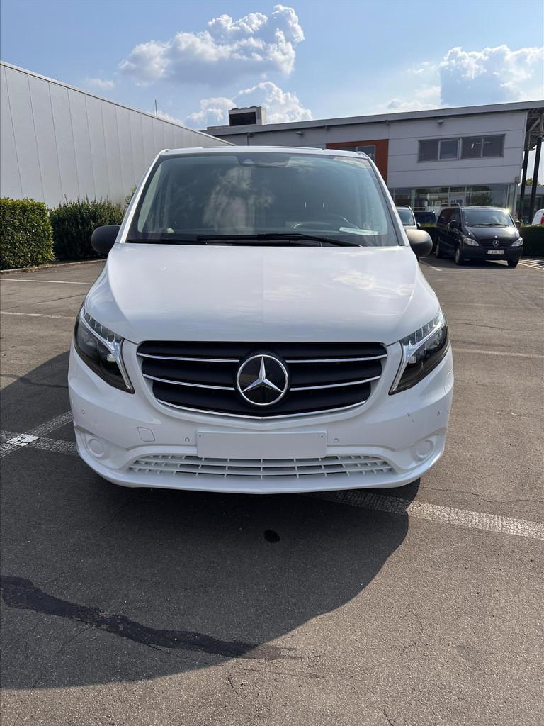 Mercedes-Benz eVito Panel 66 kWh L2 Actieve afstandsassisten, Auto's, Stof, Zwart, 116 pk, Wit