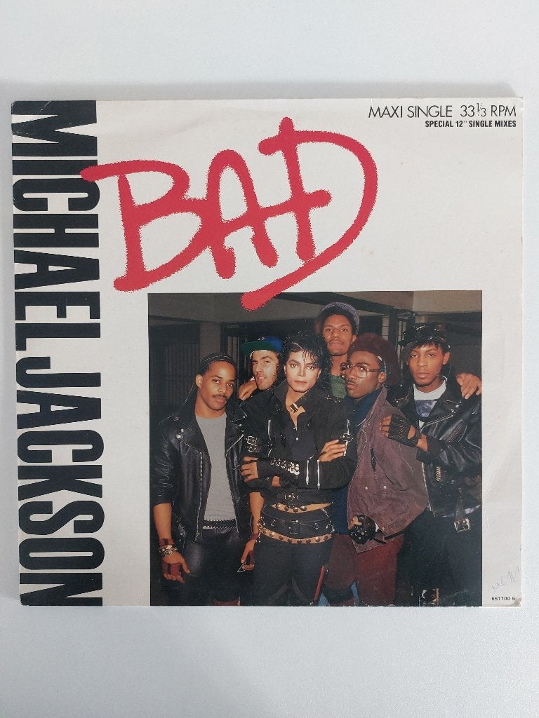 Michael Jackson - Bath (1987 - Maxi Single), Rock, Enlèvement ou Envoi, Utilisé, Pochette photo