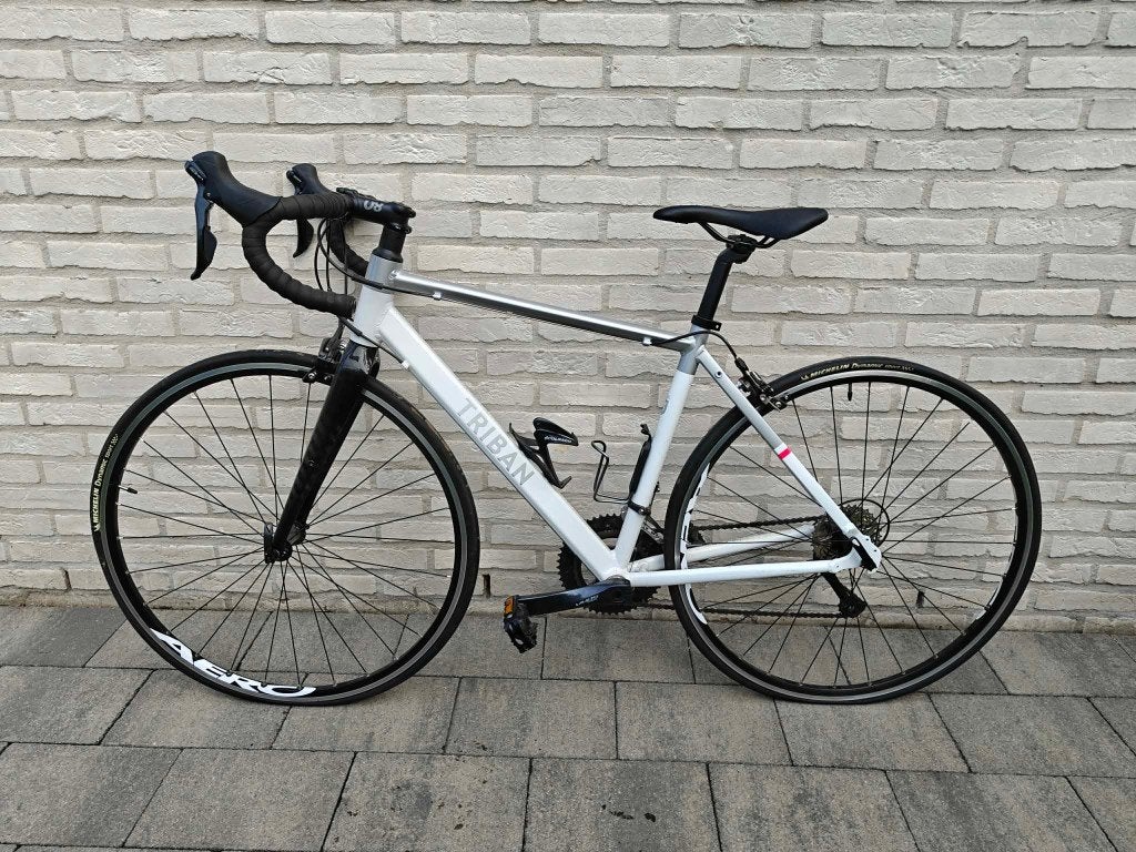 Dames racefiets Triban RC 120, Ophalen, Zo goed als nieuw, Velgrem, Overige merken