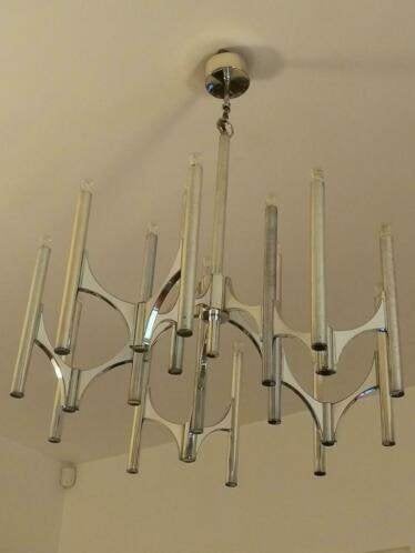 Vintage Grand Lustre Sciolari 15 feux, Ophalen