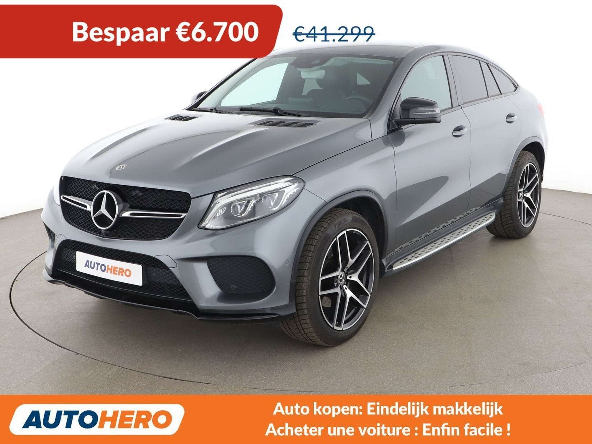 Mercedes-Benz GLE 350 GLE 350 d 4Matic AMG Line, Autos, Cuir, 2987 cm³, GLE, Noir