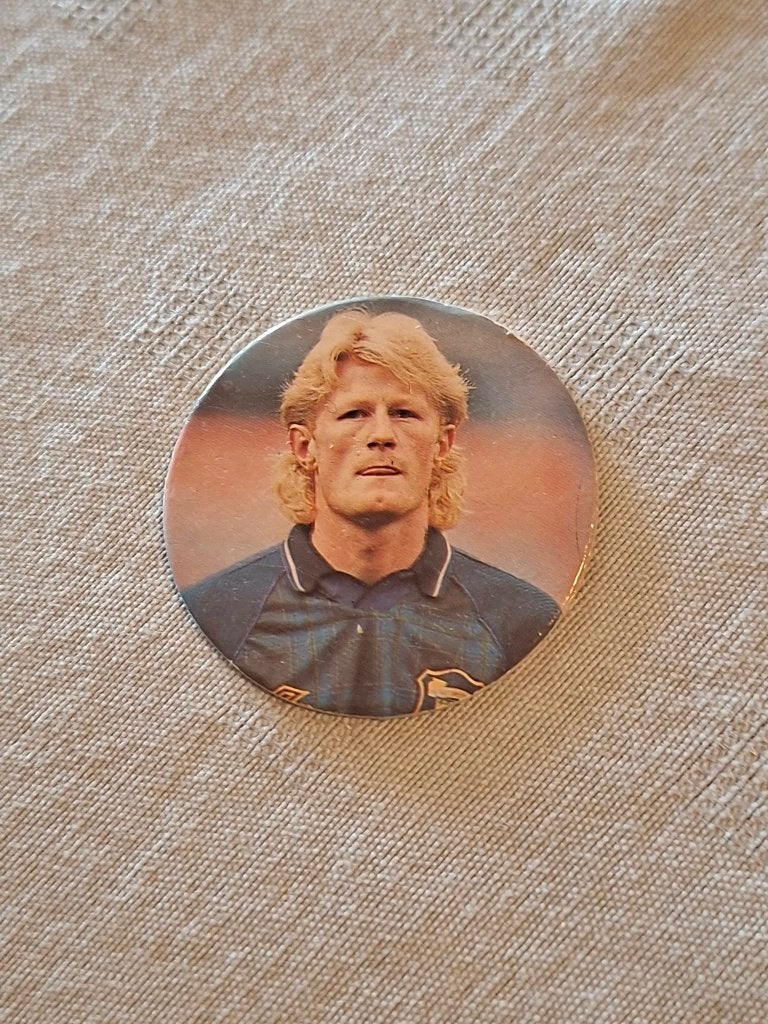 Panini Snickers Euro 96 Cap / Colin Hendry / Schotland, Enlèvement ou Envoi, Utilisé, Autres types