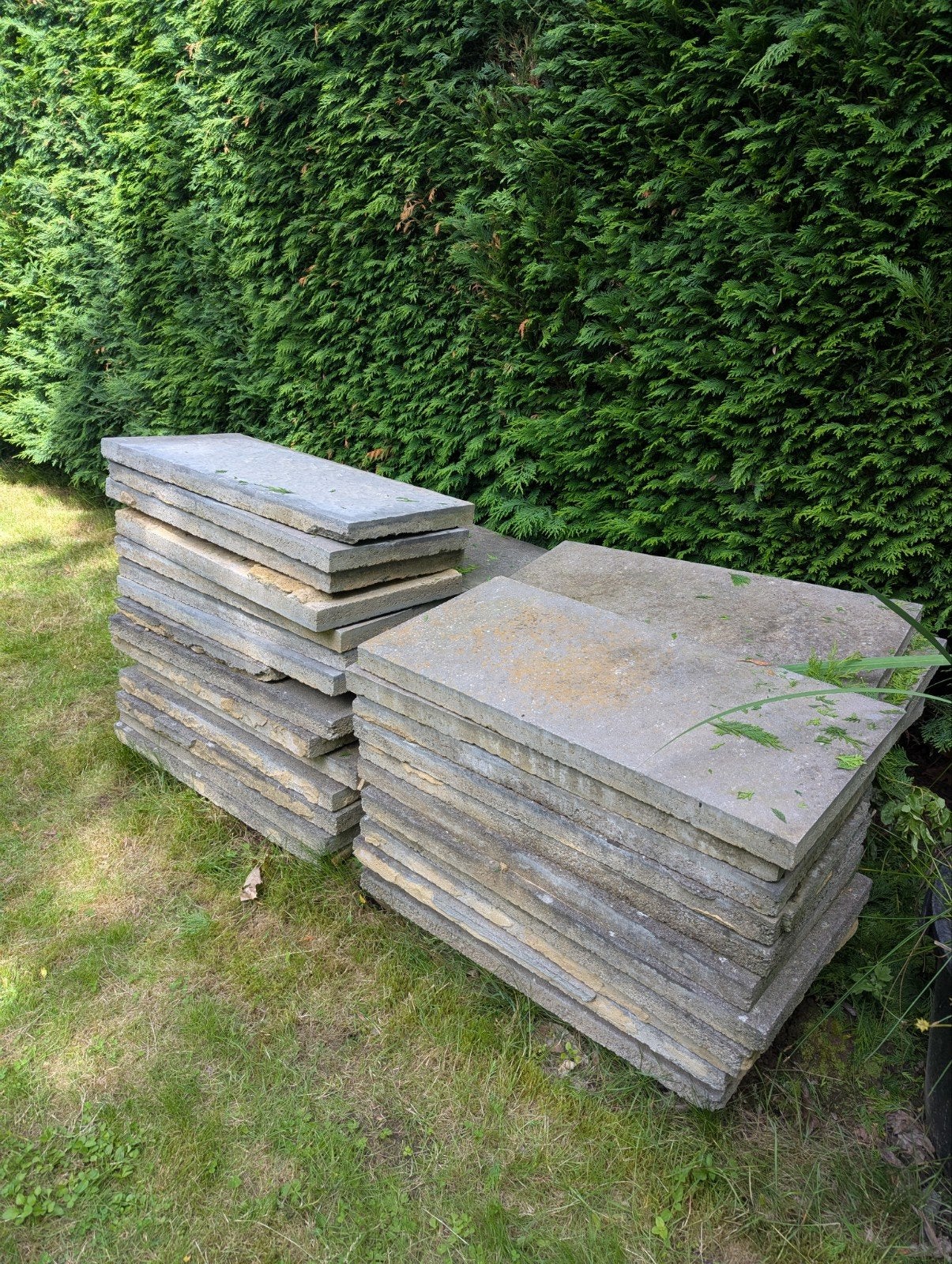 49 Terrastegels van 39cm x 79cm, Ophalen, Terrastegels