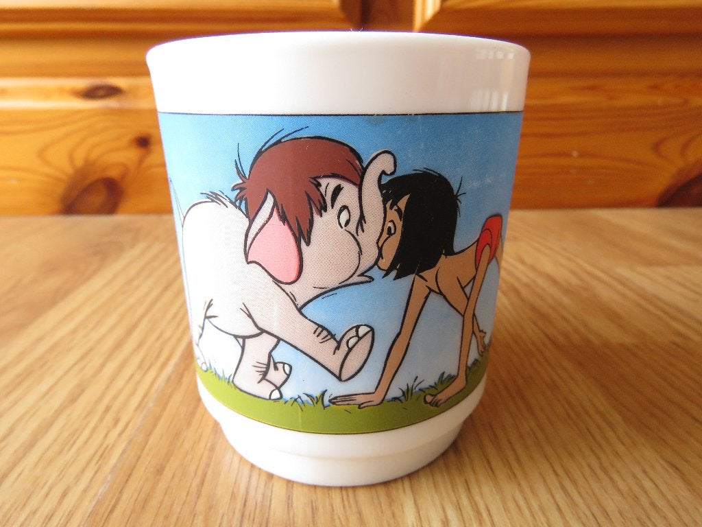 vintage arcopal mug tasse livre de la jungle smarties, Enlèvement ou Envoi, Mug, Vintage, Utilisé