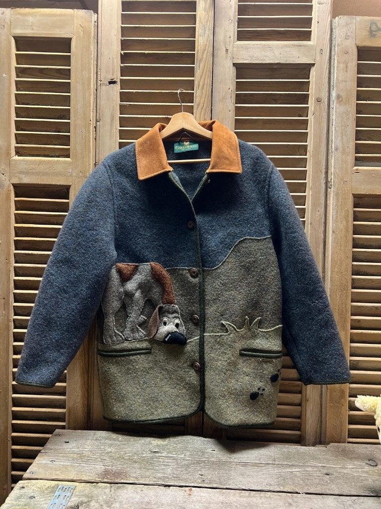 Mooie wollen jas, Kleding | Dames, Blauw, Maat 42/44 (L), Ophalen of Verzenden, Zo goed als nieuw