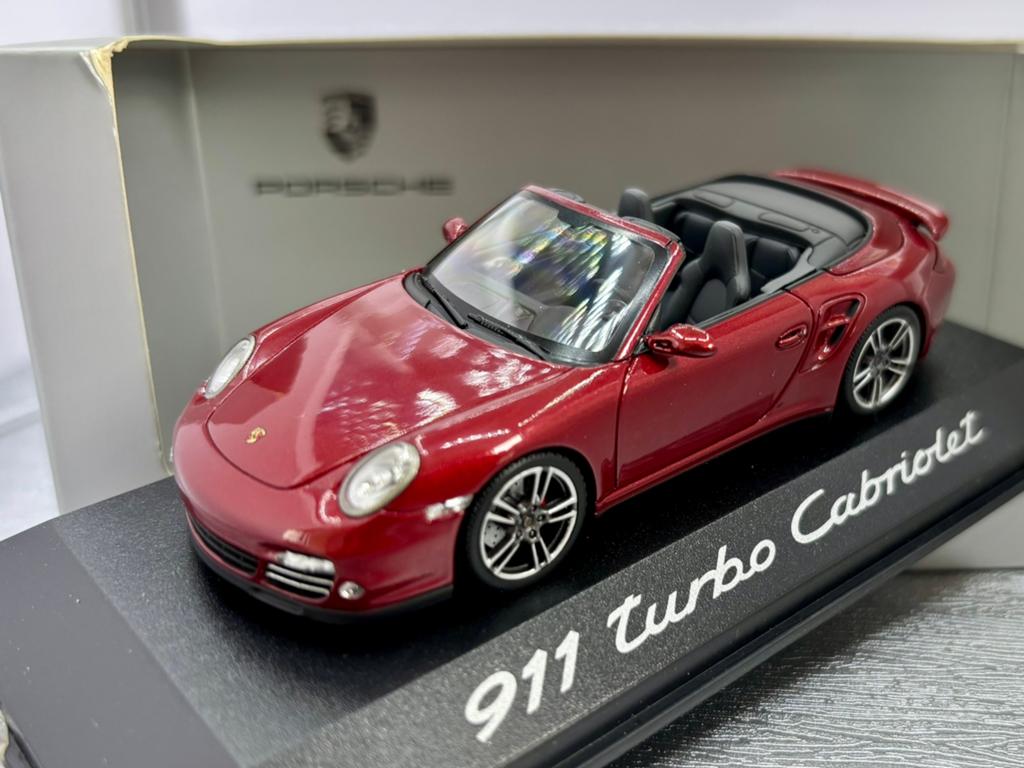 1:43 Porsche 911 turbo cabriolet, Enlèvement ou Envoi, Comme neuf, MiniChamps