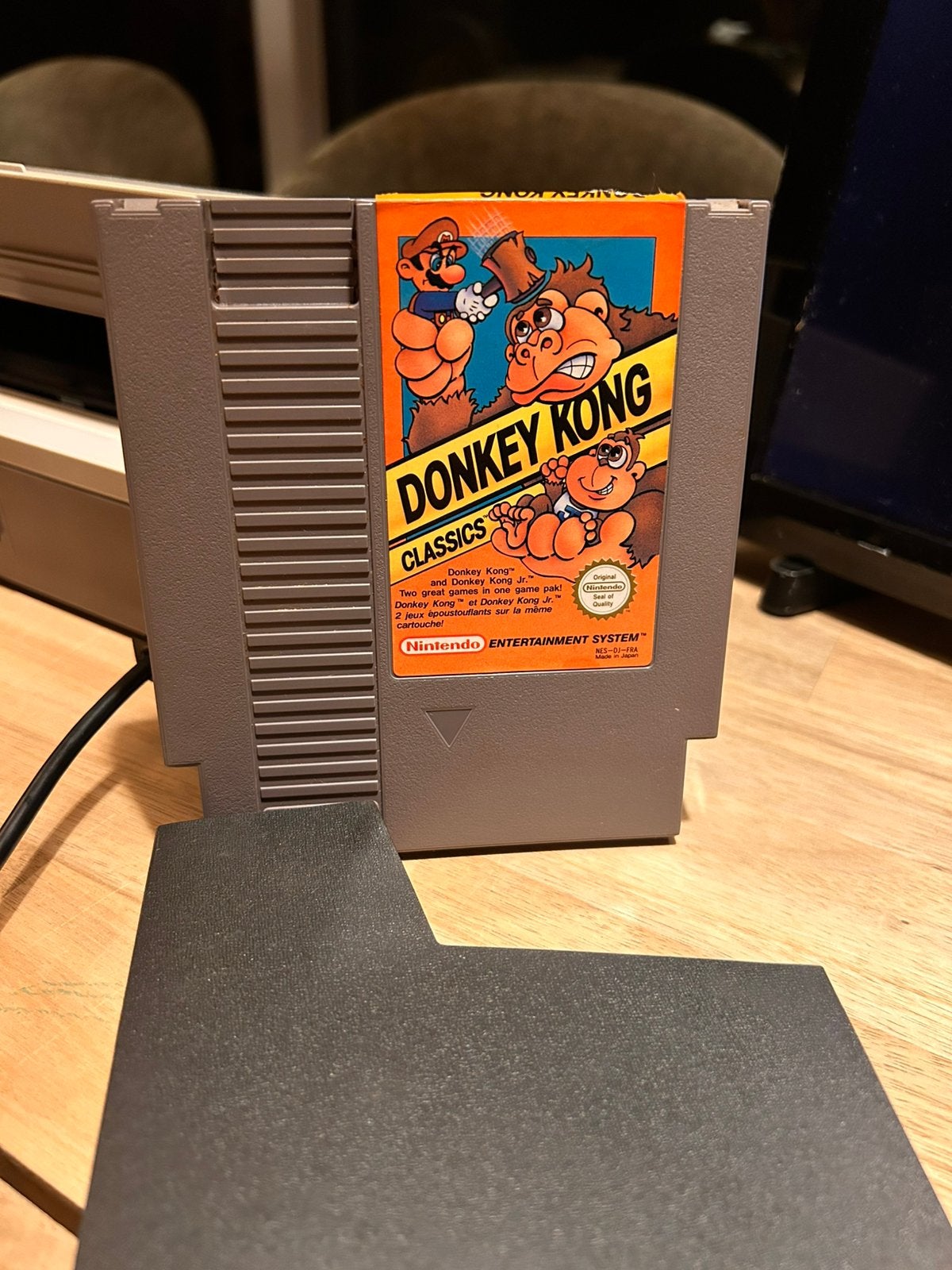 Nintendo NES game - Donkey kong/Donkey kong Jr., Games en Spelcomputers, Games | Nintendo NES, Ophalen of Verzenden, Zo goed als nieuw