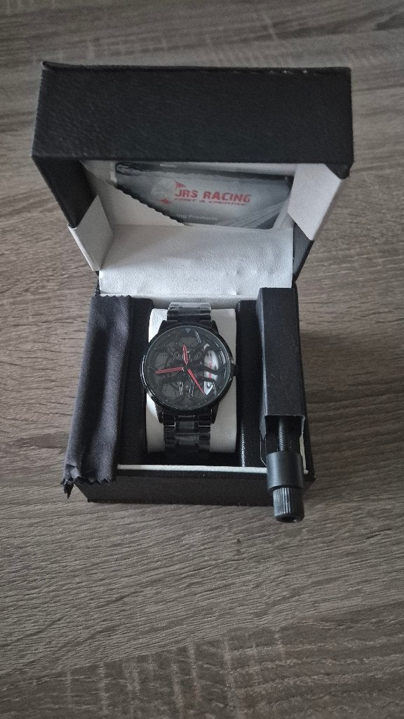 Lamborghini Velg Style Uurwerk, Enlèvement, Neuf, Montre-bracelet, Autres marques