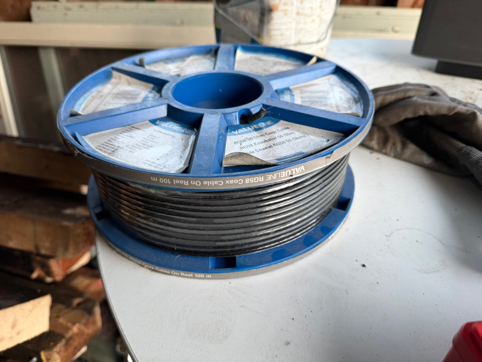 Câble coaxial 100 mètres neuf rg58 50 ohms, Bricolage & Construction, Enlèvement, Comme neuf