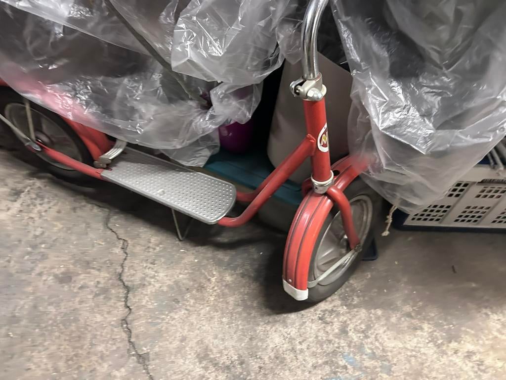 Trotinette vintage grand pneu, Fietsen en Brommers, Ophalen, Zo goed als nieuw