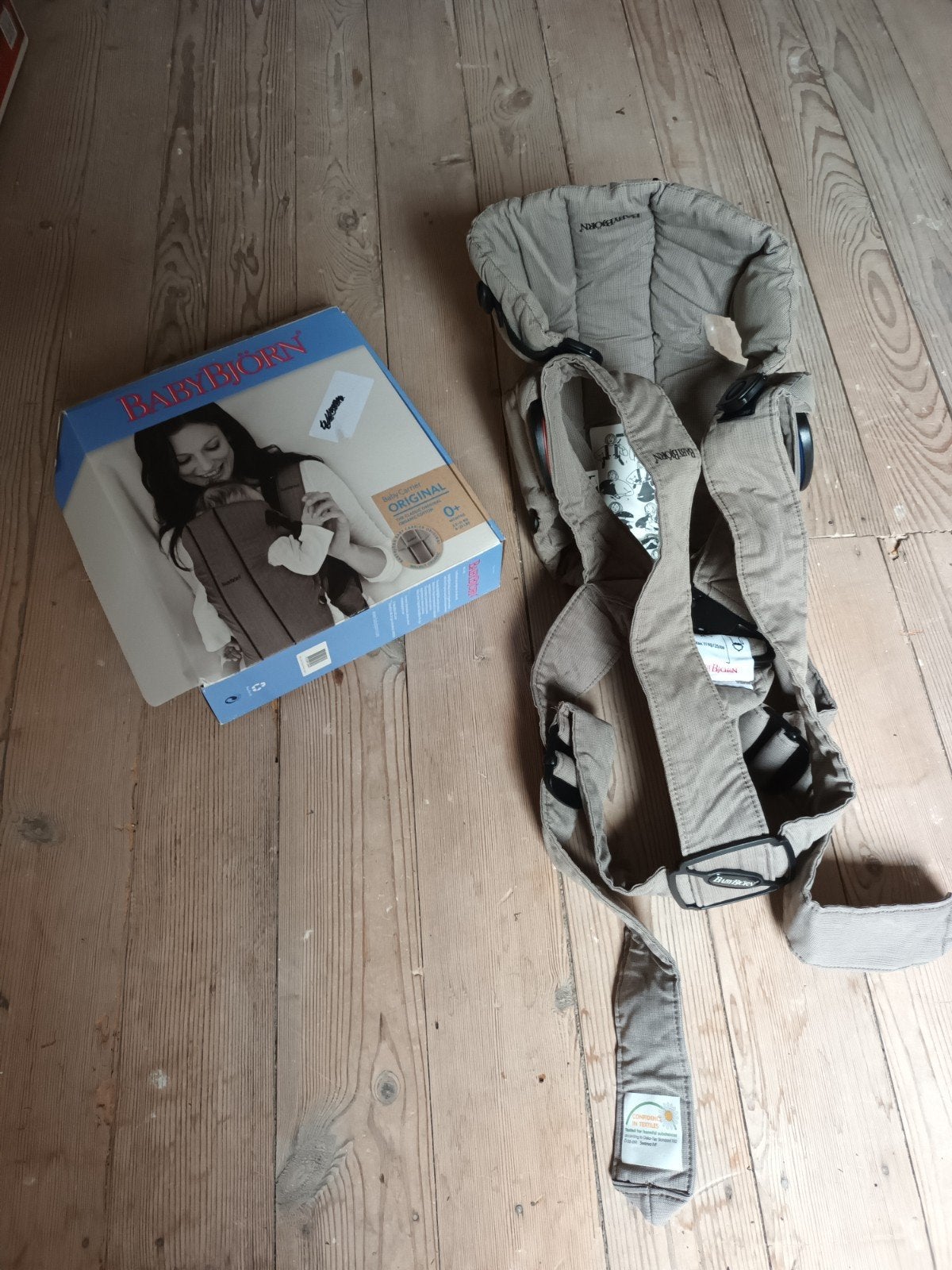 Draagzak BabyBjorn 3,5-11kg, Kinderen en Baby's, Ophalen, Zo goed als nieuw, Buik, Baby Björn