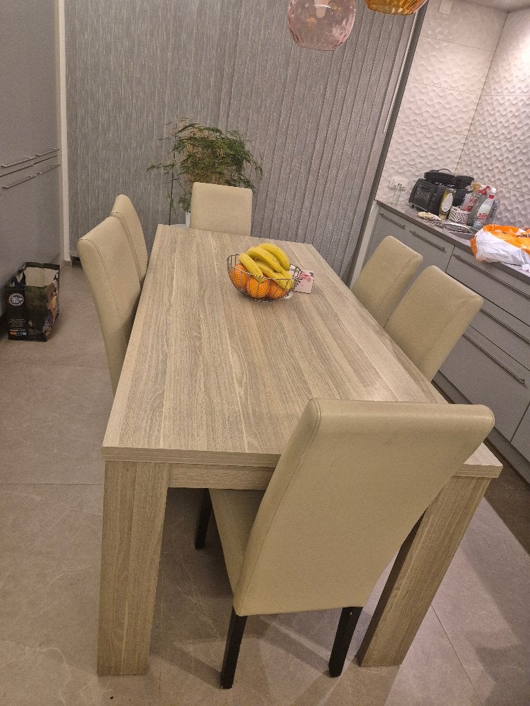 Eettafel, Huis en Inrichting, Ophalen, Gebruikt, 100 tot 150 cm, Eikenhout