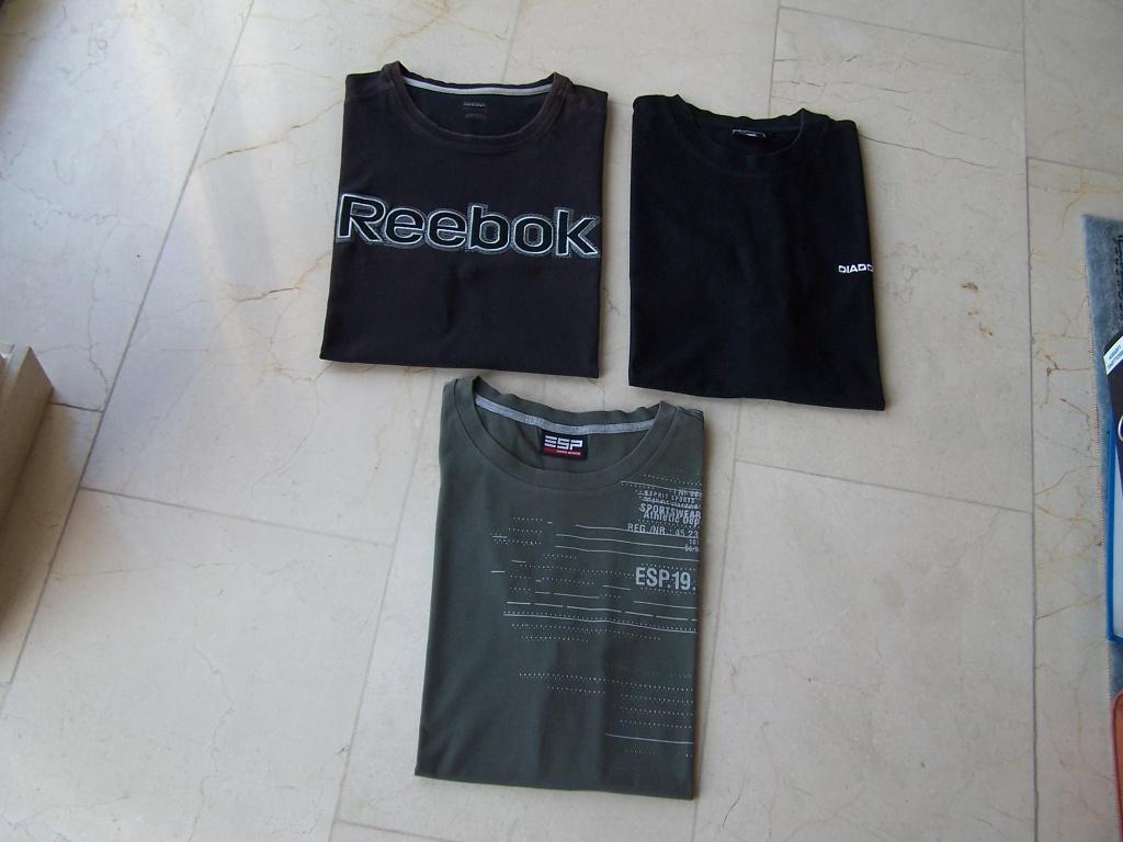 T-shirts zonder mouwen - L/XL/XXL - Esprit/Diadora/Reebok, Ophalen of Verzenden, Zo goed als nieuw, Maat 52/54 (L), Esprit, Reebok, Diadora