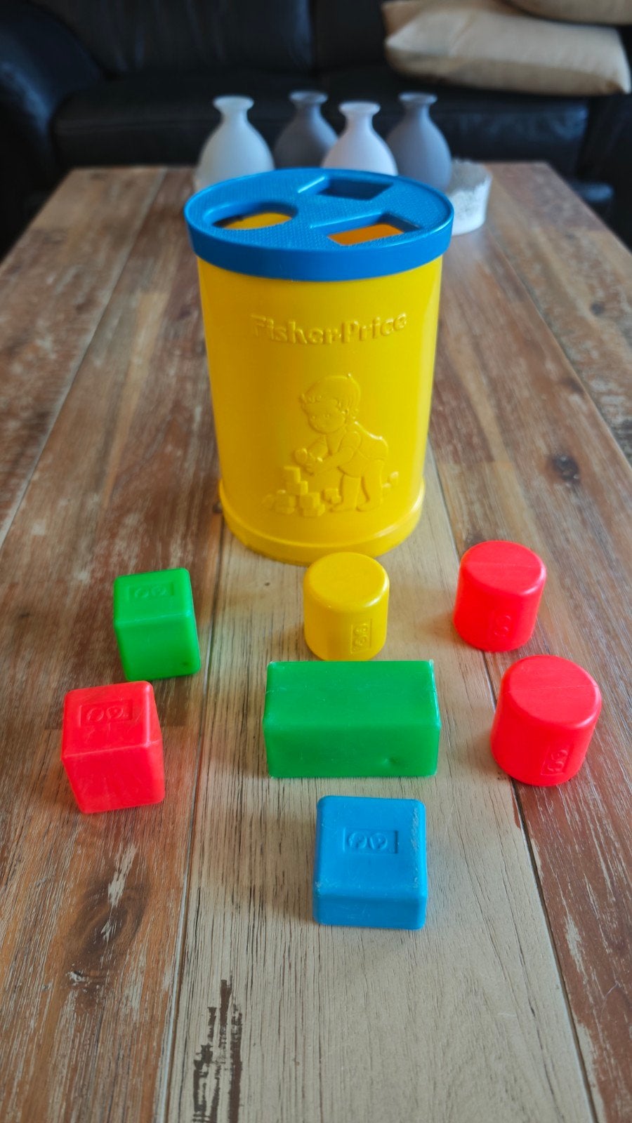 Fisher Price boîte à formes Vintage, Enlèvement ou Envoi, Utilisé, Autres types