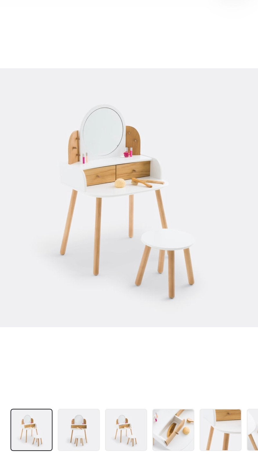 Kaptafel met krukje, Ophalen, Zo goed als nieuw