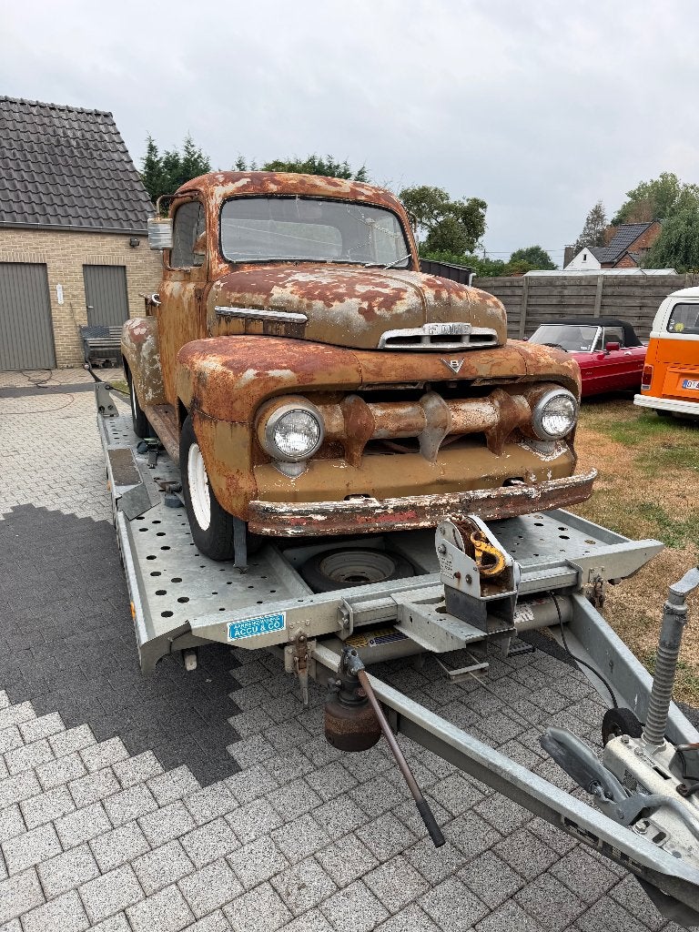 Ford F1 1951, Autos, Oldtimers & Ancêtres, 100 kW, Achat, Beige, Boîte manuelle