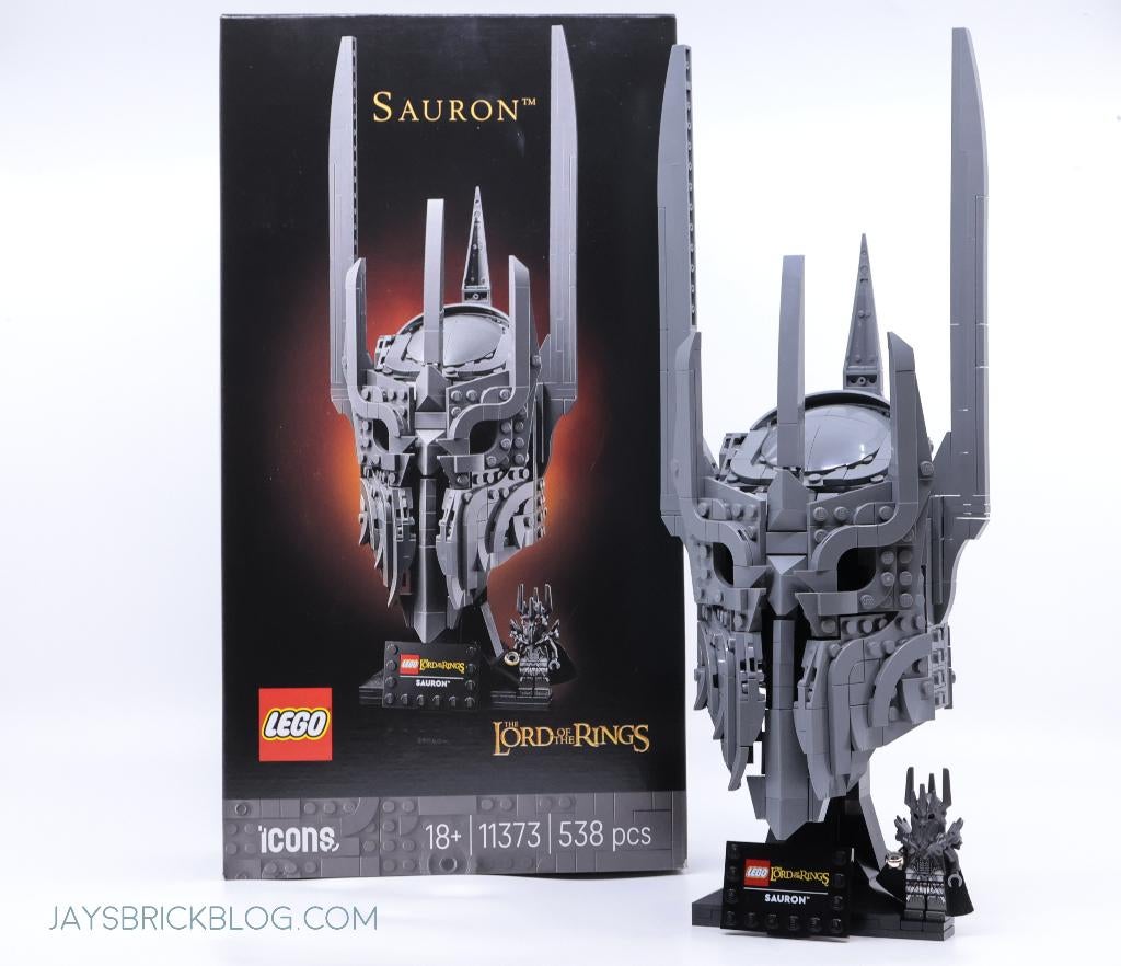 Lego 11373 Icons LOTR Casque de Sauron, Neuf, Enlèvement ou Envoi, Lego, Ensemble complet