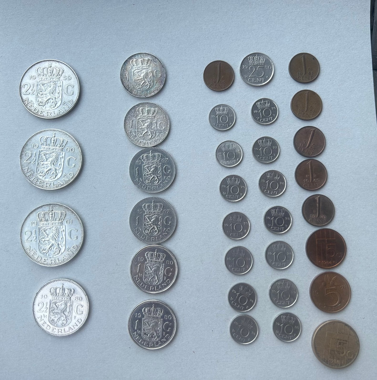 Diverse Nederlandse munten, Postzegels en Munten, Munten en Bankbiljetten | Verzamelingen, Ophalen, Munten