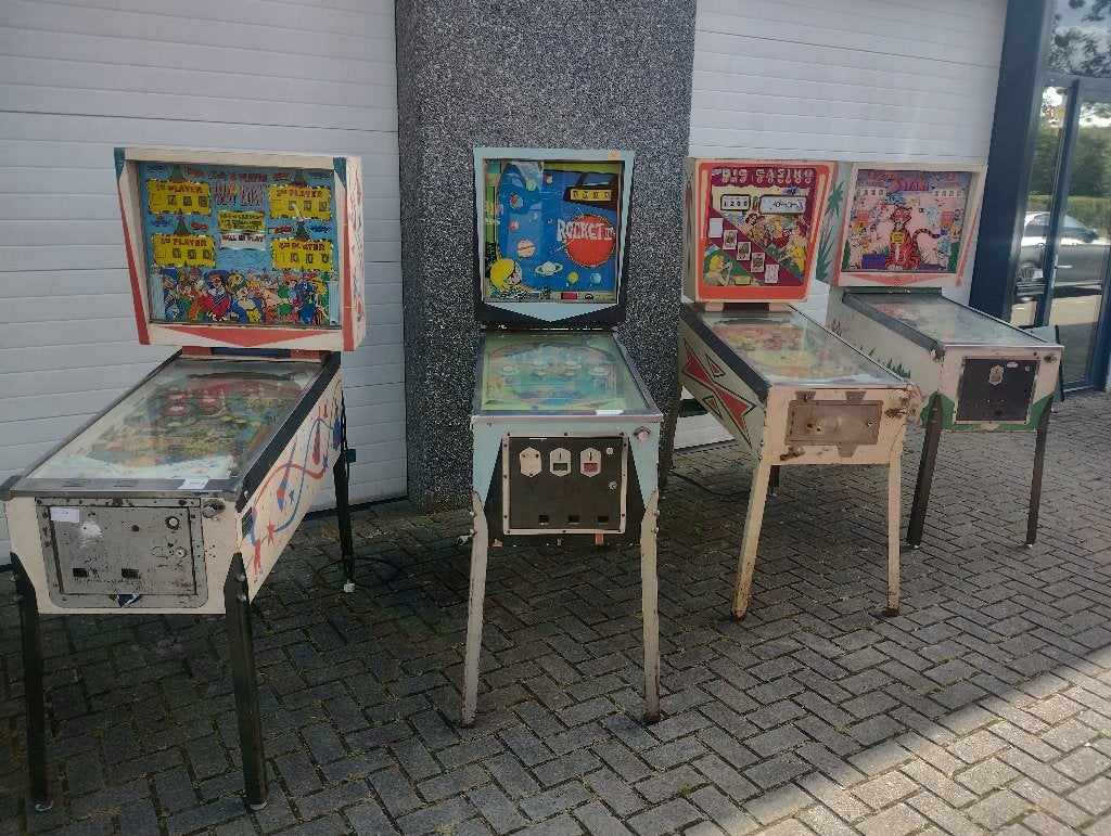 Flippers (4 pièces), Collections, Machines | Flipper (jeu), Utilisé, Mécanique, Bally, Enlèvement ou Envoi