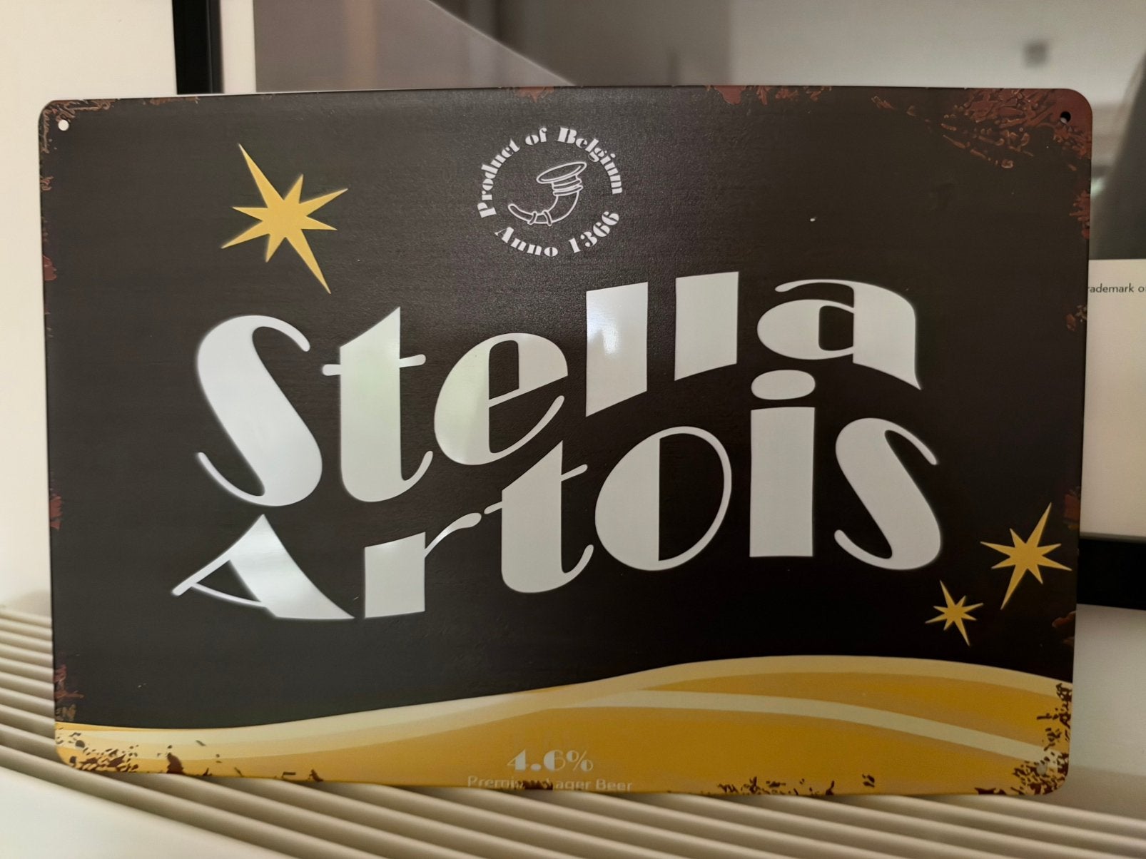 Panneau d'affichage en métal Stella Artois, Enlèvement ou Envoi, Neuf, Panneau publicitaire