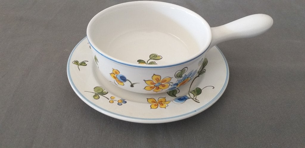 Bol Villeroy & Boch Provence avec assiette, Maison & Meubles, Enlèvement ou Envoi, Villeroy & Boch, Vintage, Comme neuf