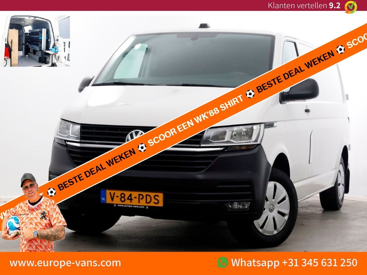 Volkswagen Transporter T6.1 2.0 TDI 150pk DSG-Automaat Lang, Auto's, Bestelwagens en Lichte vracht, Automaat, Wit, Bedrijf, Diesel