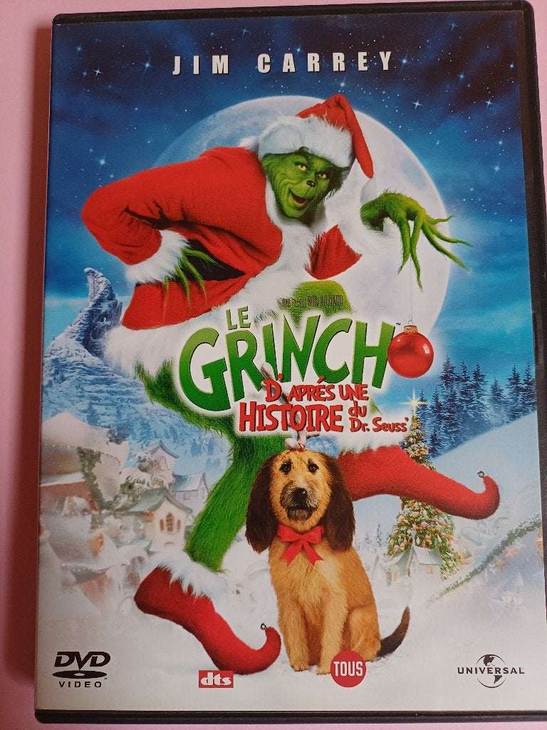 DVD The Grinch Jim Carrey, Ophalen of Verzenden, Zo goed als nieuw, Engels, Engels