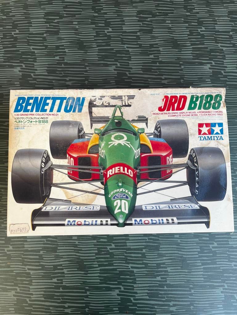 Benetton ford b188, Enlèvement, Neuf