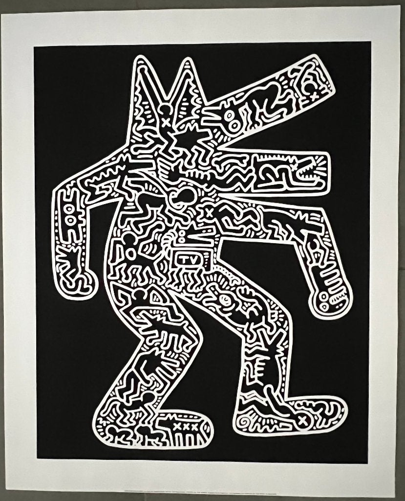 Keith Haring: DOG, Antiquités & Art, Art | Lithographies & Sérigraphies, Enlèvement ou Envoi