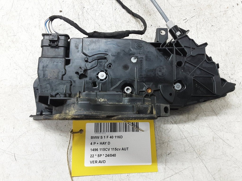 PORTIERSLOT RECHTS VOOR BMW 1 serie (F40) (744504412), Gebruikt, Mevr. I. Hauben, BMW, Rue de l'Espoir 34 34
4030  GRIVEGNÉE, BE