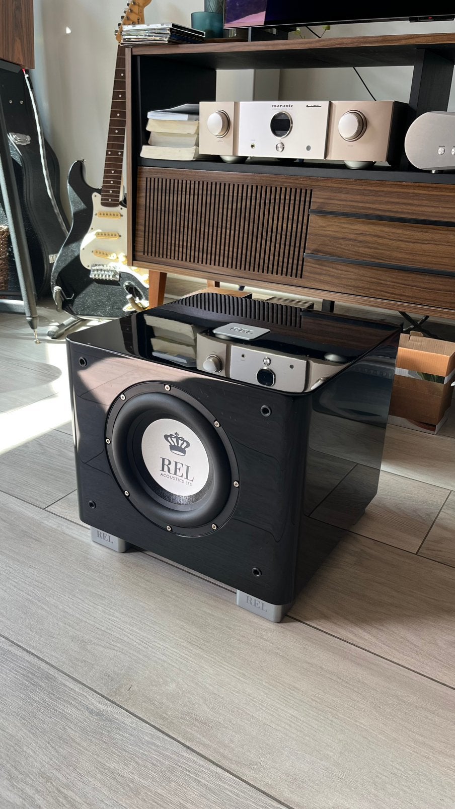 Rel T7X met 2 jaar garantie + accessoires, Audio, Tv en Foto, Ophalen, Zo goed als nieuw, Subwoofer