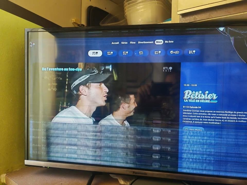 TV panasonic écran cassé pour pièces / réparation, Audio, Tv en Foto, Ophalen, LED, Panasonic, 80 tot 100 cm