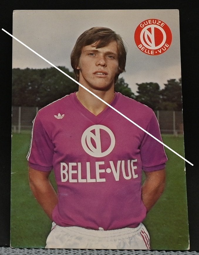 RSC Anderlecht / Fotokaart Franky Vercauteren / Belle Vue, Verzenden, Gebruikt, Spelerskaart