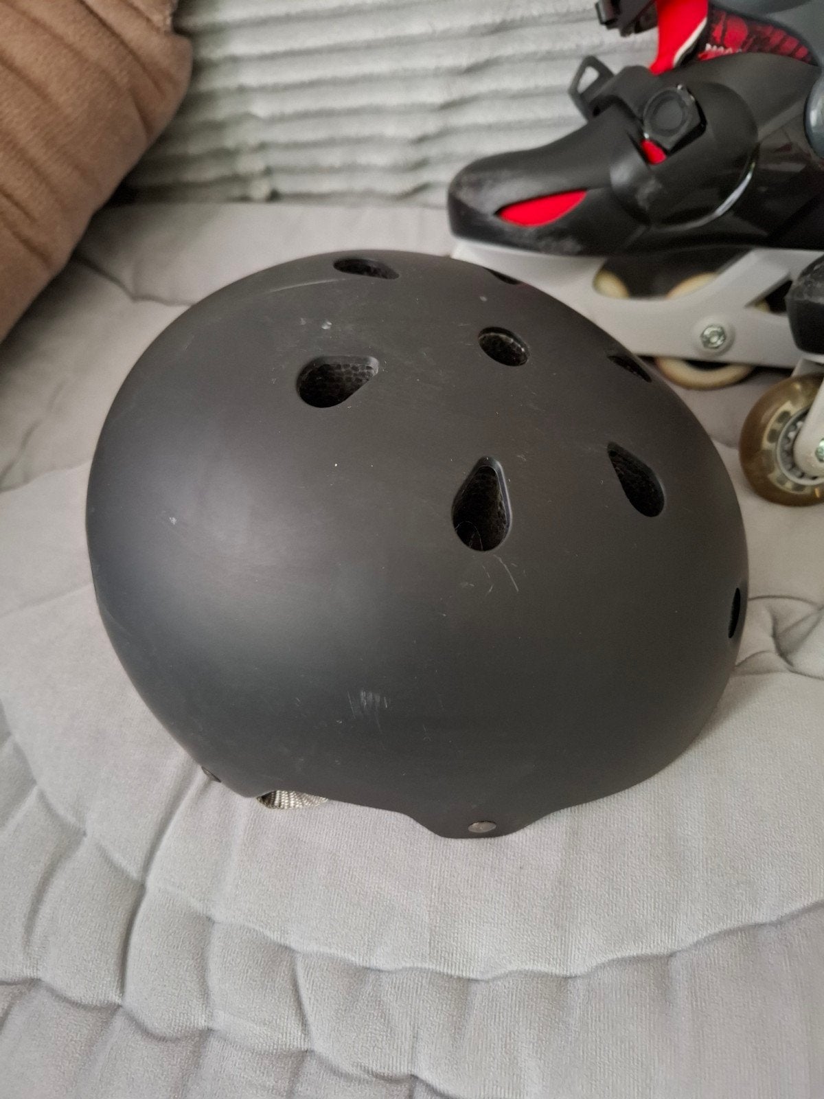 Grand Lot Rollers Enfants Decathlon Oxelo plus casque, Sports & Fitness, Enlèvement, Réglable, Enfants, Protection
