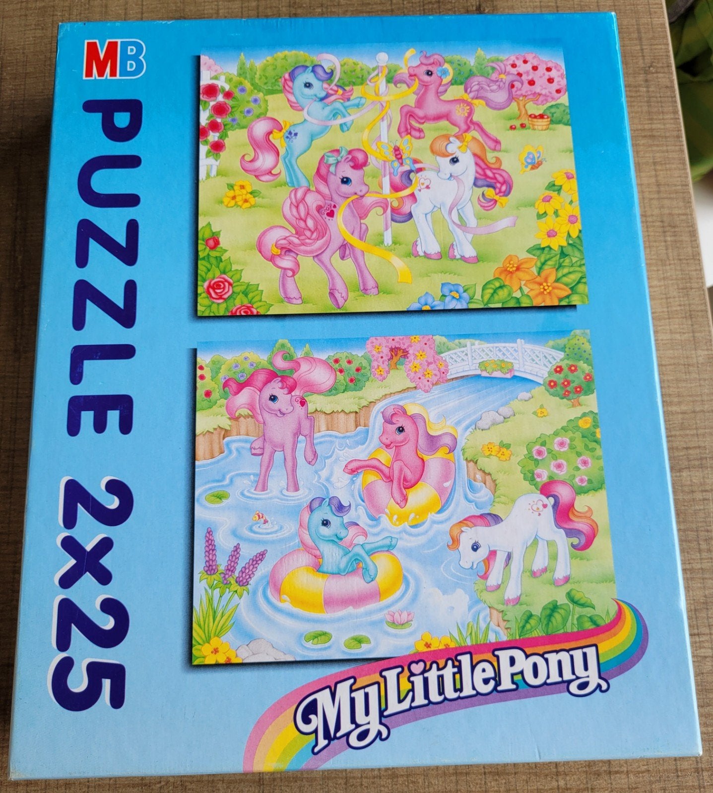 My Little Pony: 2 puzzels (MB), Verzamelen, Ophalen of Verzenden, Zo goed als nieuw