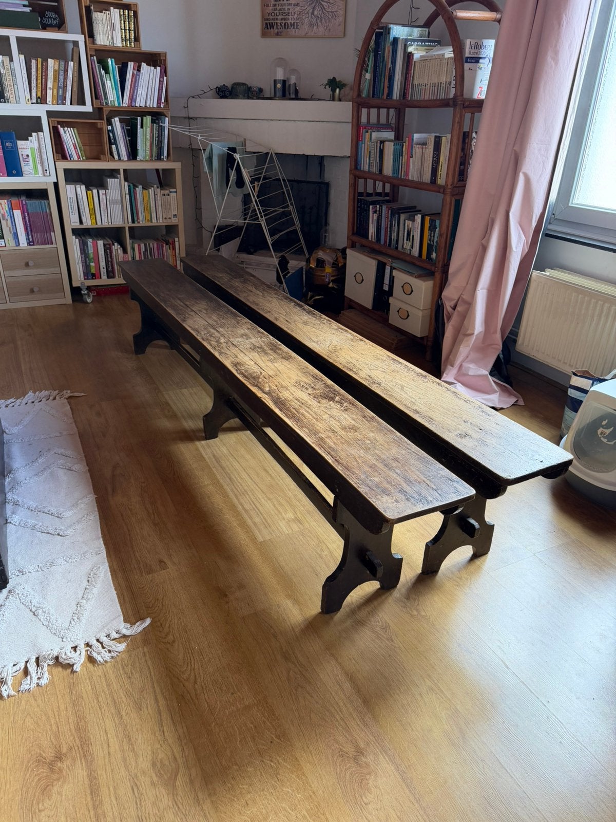 Bancs vintages pour events, Enlèvement, Comme neuf, Bois