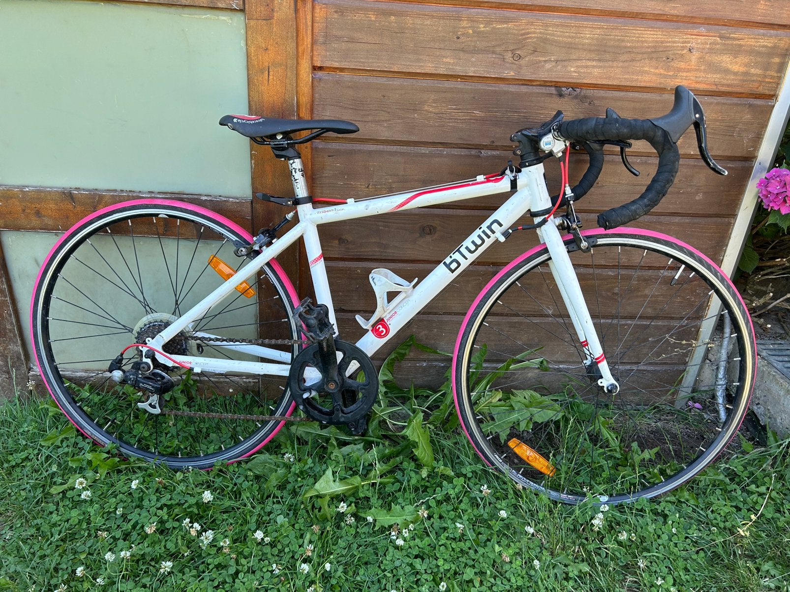 Koersfiets voor kinderen, Fietsen en Brommers, Minder dan 10 versnellingen, Gebruikt, Velgrem, Ophalen