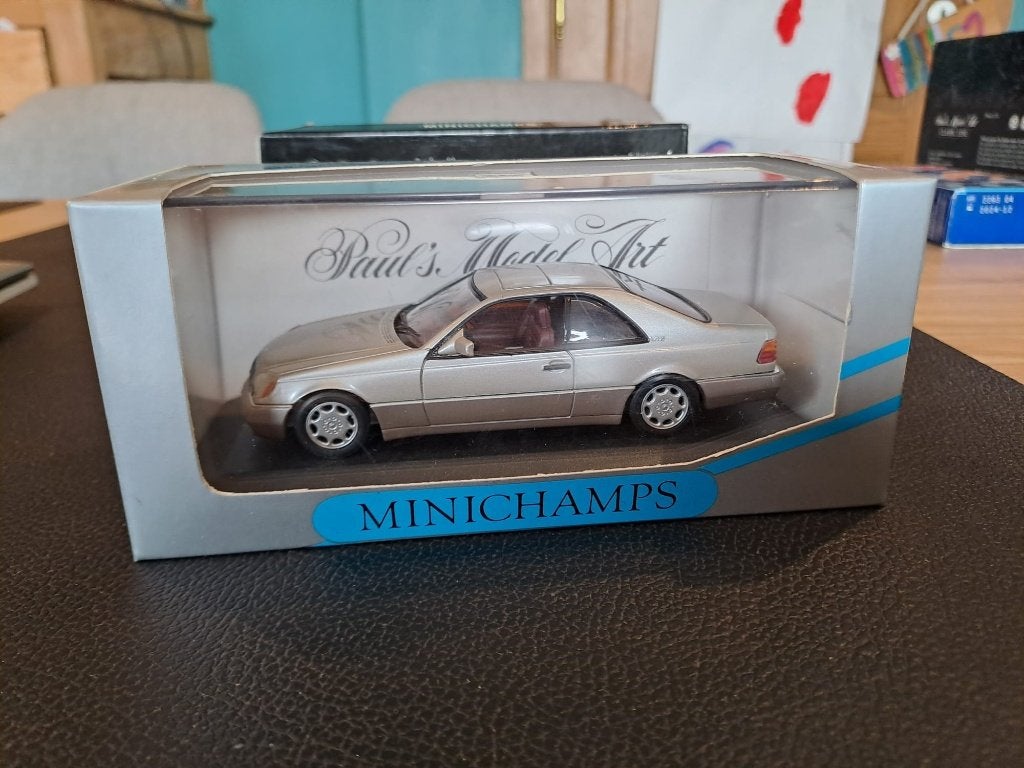 Minichamps Mercedes 600 SEC 1/43, Ophalen of Verzenden, Nieuw, Auto, MiniChamps