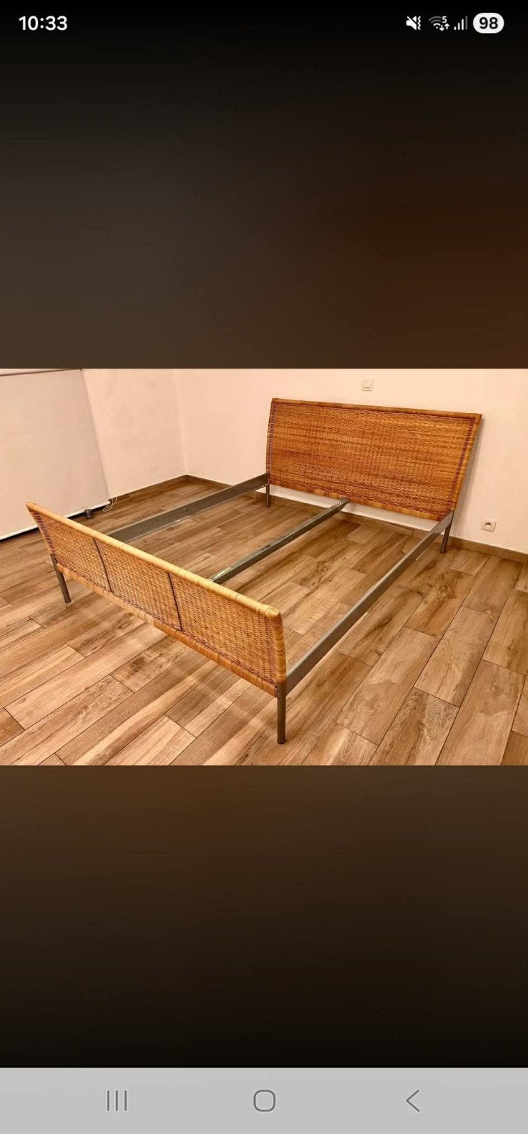 lit 2 personne 160/200cm en parfait état possible de livrai, Enlèvement, Utilisé