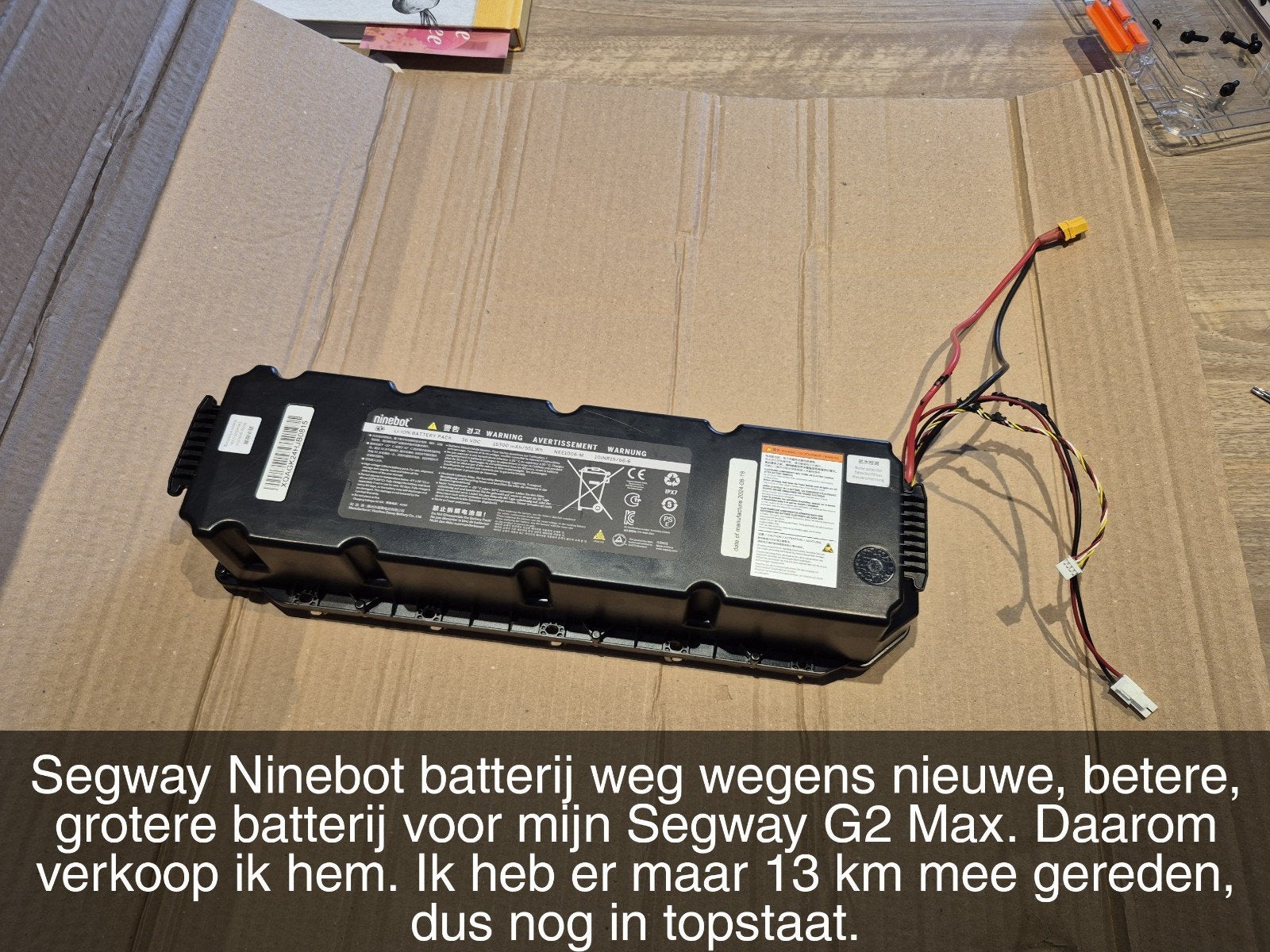 Segway Ninebot-baterij, Ophalen