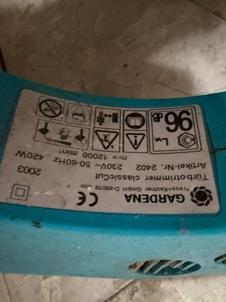 Gardena turbotrimmer 2 stuks, Ophalen, Gebruikt, Elektrisch