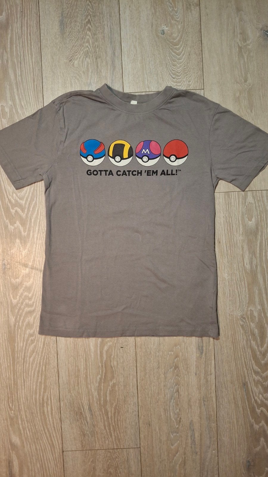 Pokemon grijs t-shirt maat XS, Kleding | Heren, Pokemon, Verzenden, Zo goed als nieuw, Grijs